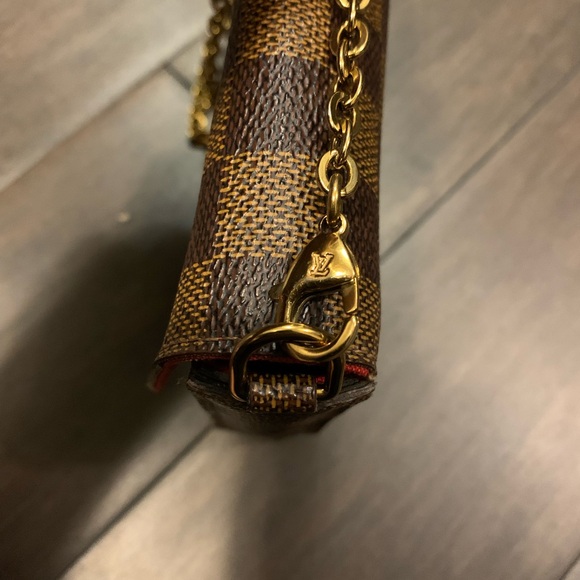 Louis Vuitton Felicie Pouchette Damier Ebene Authentic & Complete! - Picture 6 of 15